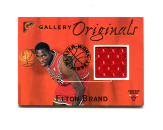 Elton Brand 2000 Topps Gallery Originals Game-Worn #G01 Card