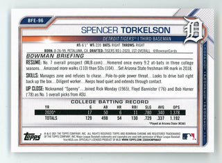 Spencer Torkelson 2021 Topps Bowman 1st Edition #BFE-96 Card