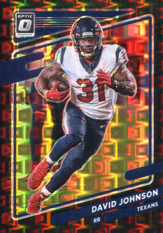 David Johnson 2021 Panini Donruss Optic Card #104 #4/25