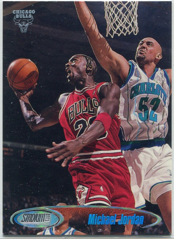 Michael Jordan 1998 - 1999 Topps Stadium Club Card #62