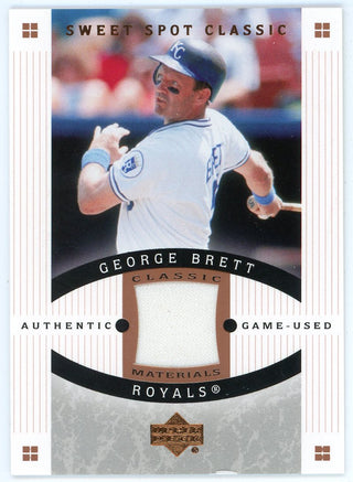 George Brett 2005 Upper Deck Sweet Spot Patch Relic #CM-GB1