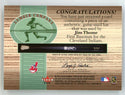 Jim Thome 2002 Fleer Lumber Company Game-Used Bat Card