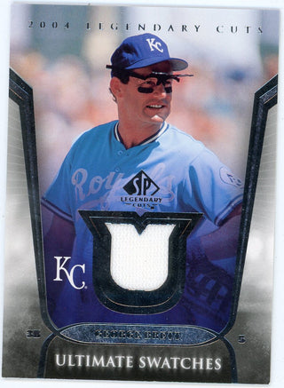 George Brett 2004 Upper Deck Ultimate Swatches Patch Relic #US-GB