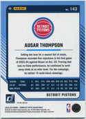Ausar Thompson 2024 - 2025 Panini Donruss Optic Purple Prizm Card #143