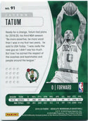 Jayson Tatum 2019 - 2020 Panini Absolute Purple Parallel Card #91 10/25