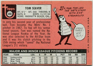 Tom Seaver 1969 Topps #480