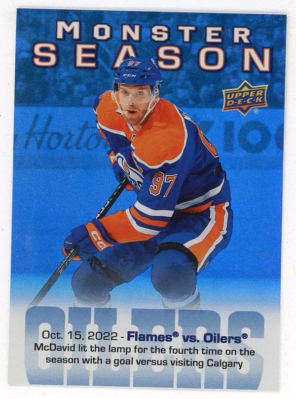 Connor McDavid 2023-24 Upper Deck Monster Season #MS-2