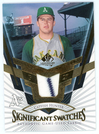 Jim Catfish Hunter 2004 Upper Deck Significant Swatches Patch Relic #SS-CH
