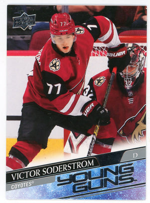 Victor Soderstrom 2020-21 Upper Deck Series 1 Young Guns #221