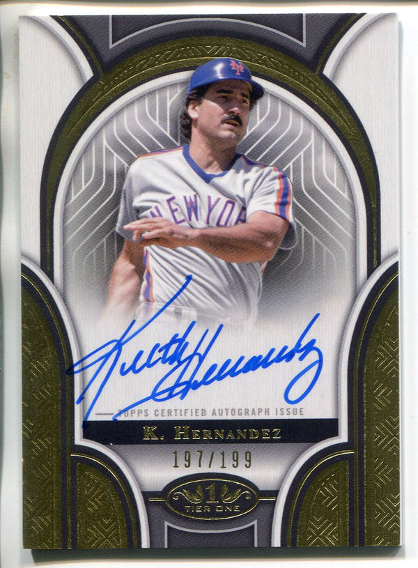 Keith Hernandez Autographed 2023 Topps Tier One Prime Performers Card #PPA-KHE
