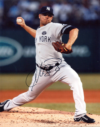 Javier Vasquez Autographed Signed Pitching 8x10 Photo