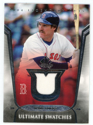 Wade Boggs 2004 Upper Deck Ultimate Swatches #USWB Card