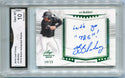 JJ Bleday 2019 Leaf Trinity Inscription Autographed Green Parallel Card #A-JJB 14/15 GMA Graded 10