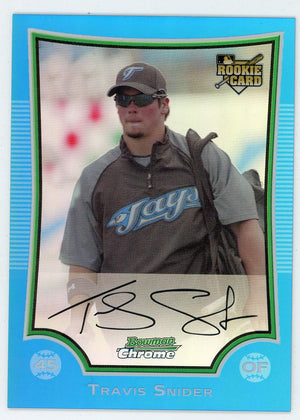 Travis Snider 2009 Topps Bowman Chrome Rookie Card #217
