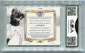 JJ Bleday 2019 Leaf Trinity Inscription Autographed Green Parallel Card #A-JJB 14/15 GMA Graded 10