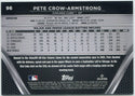 Pete Crow-Armstrong 2024 Topps Chrome Black Refractor RC #96 127/199