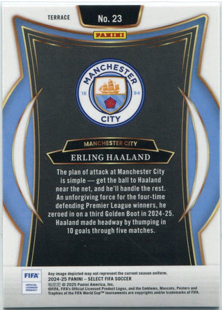 Erling Haaland 2024 - 2025 Panini Select #23