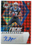 Xavier Legette 2024 Panini Mosaic Focus Signatures Red #IFXZLE Auto /199