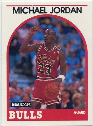 Michael Jordan 1989 - 1990 NBA Hoops Card #200