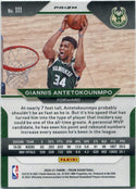 Giannis Antetokounmpo 2020 - 2021 Panini Prizm Red White & Blue Prizm Card #111