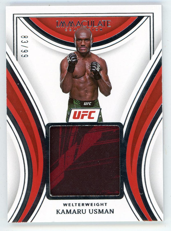 Kamaru Usman 2023 Panini Immaculate Patch Relic #RM-KUS