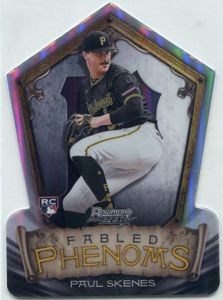 Paul Skenes 2024 Bowman's Best Fabled Phenoms Die-Cut Refractor RC #FP-21