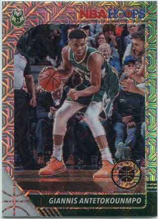 Giannis Antetokounmpo 2019 - 2020 Panini Hoops Premium Stock MOJO Prizm Card #102