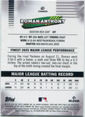Roman Anthony 2026 Topps Finest Common RC #52