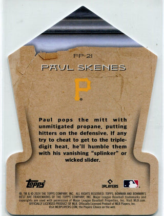 Paul Skenes 2024 Bowman's Best Fabled Phenoms Die-Cut Refractor RC #FP-21