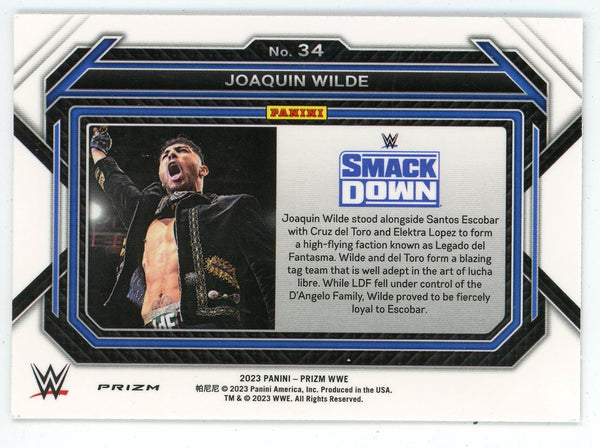 Joaquin Wilde 2023 Panini Prizm Rookie Card #34