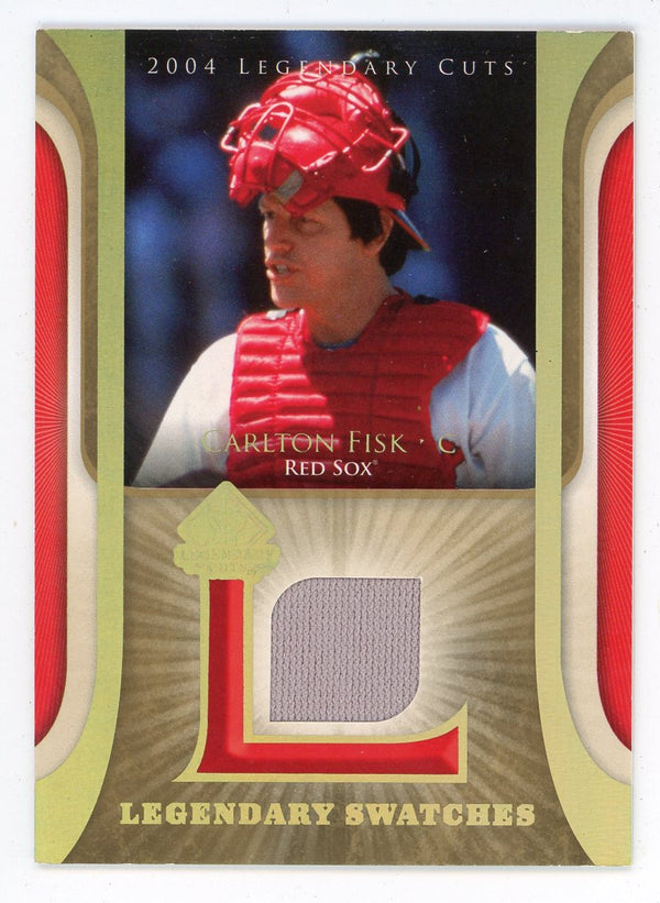 Carlton Fisk 2004 Upper Deck Legendary Swatches Patch Relic #LSW-CF