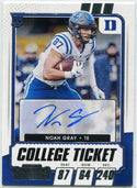 Noah Gray 2021 Panini Contenders Draft Picks Autographed RC #239