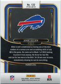 Josh Allen 2024 Panini Select Premier Level Blue Shock Prizm Card #122