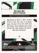 Shohei Ohtani 2021 Topps FIR #26 Card