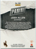 Josh Allen 2021 Panini Father's Day Card #FB5 100/199