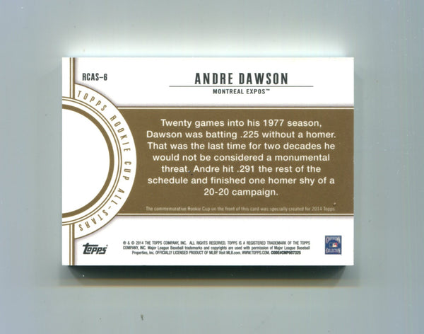 Andre Dawson 2014 Topps Rookie Cup All-Stars #RCAS-6 95/99 Card