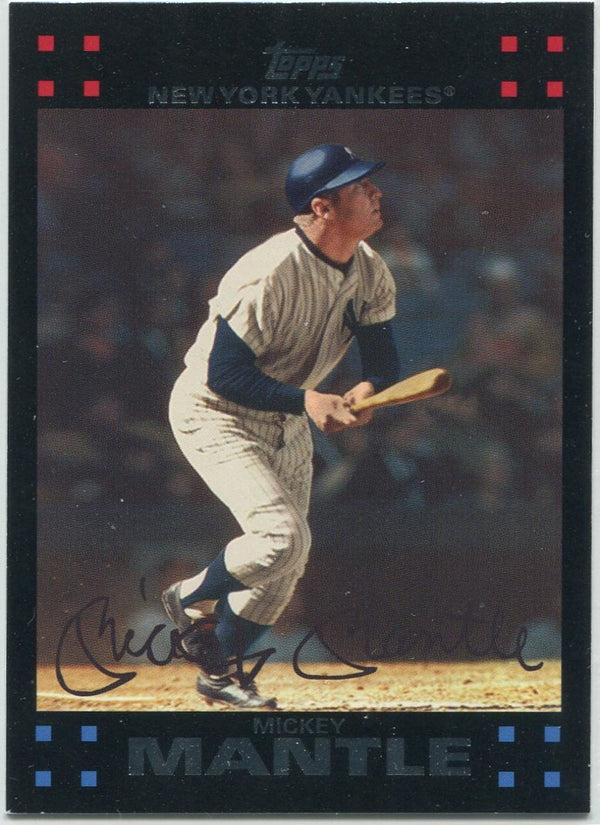Mickey Mantle 2007 Topps Card #7