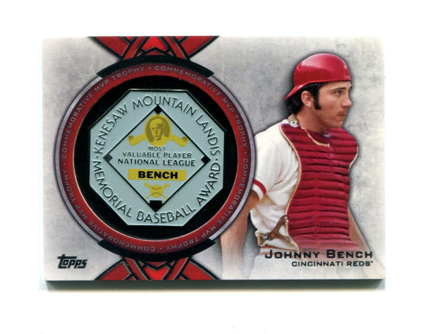 Johnny Bench 2013 Topps Kenesaw Mountain Landis Memorial Baseball Award #MVP-JB Card