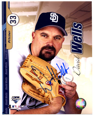 David Wells Autographed / Signed 8x10 Photo