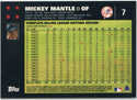 Mickey Mantle 2007 Topps Card #7