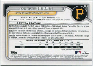 Konnor Griffin 2024 Bowman Draft RC #BD-22