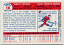 Don Drysdale 2001 Topps Archives Reserve 1957 Reprint Refractor Card