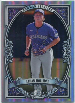 Ethan Holliday 2026 Bowman Chrome Sterling RC #BST-11