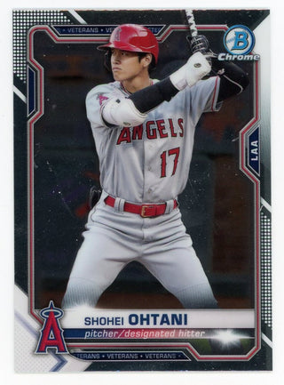 Shohei Ohtani 2021 Topps Bowman Chrome #27 Card