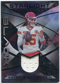 Patrick Mahomes II 2024 Panini Black Purple Parallel Jersey Card #SM-PM 7/99
