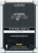 Stephon Castle 2024 - 2025 Panini Obsidian Eclipse Jersey RC #EM-SCS 115/249