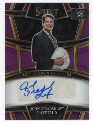 John "Bradshaw" Layfield 2023 Panini Select Autographed #LS-JBL