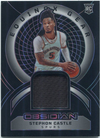 Stephon Castle 2024 - 2025 Panini Obsidian Equinox Gear Jersey RC #EG-SCS 121/249