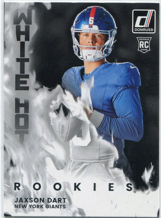 Jaxson Dart 2025 Panini Donruss White Hot Rookies RC #WHR-JXD