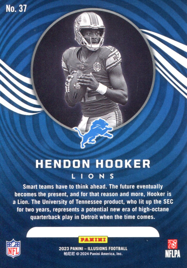 Hendon Hooker 2023 Panini Illusions Rookie Card #37